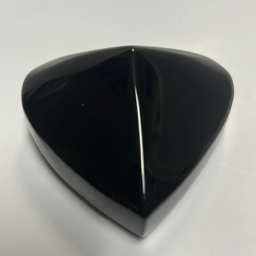 Rainbow Black Obsidian Healing Crystal 3.25”wide (7.3 oz) - Picture 3 of 7